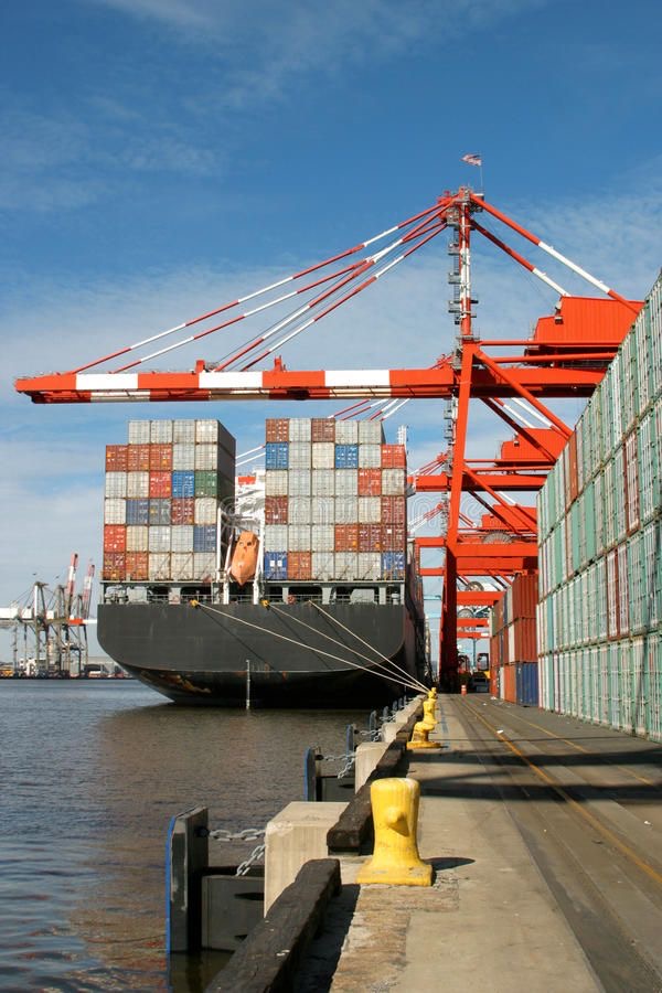 Cargo being transported on a truck